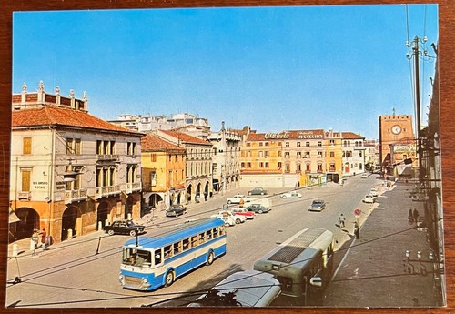 Cartolina mestre piazza - cartolina-mestre, "piazza