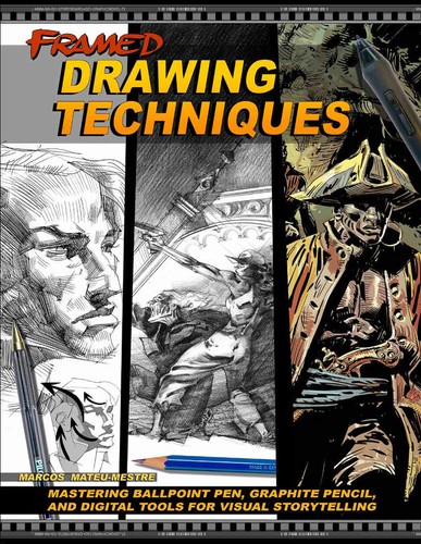 Framed drawing techniques - drawing,