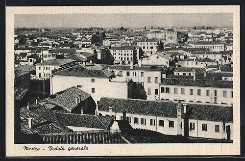 Cartolina mestre veduta - cartolina, mestre,