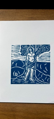 Brazilian woodcut print - brazilian,