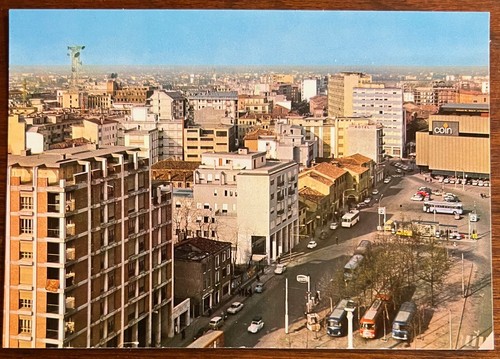 Cartolina mestre piazza - cartolina-mestre, (ve)